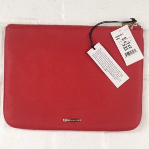 Red Leather Rebecca Minkoff Handbag